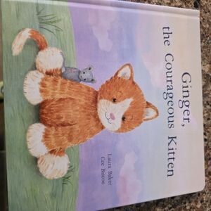 Jellycat Ginger Kitten Storybook - Orange and White